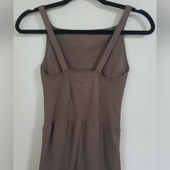 Free People Movement Good Karma High Neck Onsie in Wild Mustang Brown - Picture 8 of 15